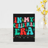 In My Christmas Era Xmas Family Matching Merry Chr Kaart (Gele Bloem)