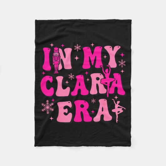 In My Clara Era Nutcracker Ballet Clara Sugar Plum Fleece Deken (Voorkant)