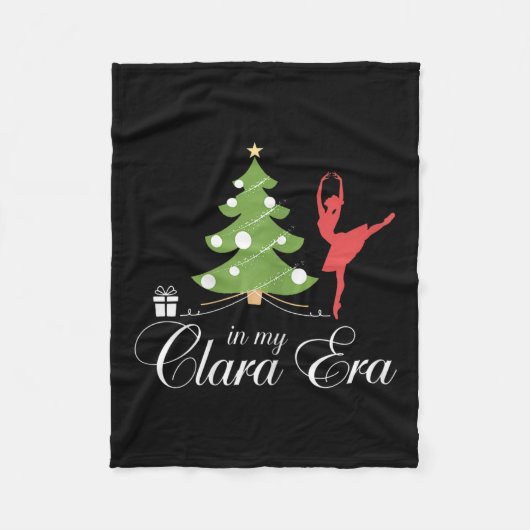 In My Clara Era Nutcracker Holiday Christmas Xmas  Fleece Deken (Voorkant)
