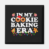 In My Cookie Baking Era Groovy Christmas Tee Famil Magneet (Voorkant)