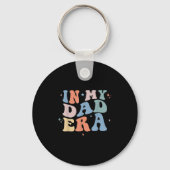 In My Dad Era Retro Groovy Father's Day Sleutelhanger (Voorkant)