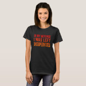 In my defense I was left unsupervised Cool tee T-shirt (Voorkant volledig)