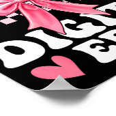 In My Double Digits Era 10th Birthday Coquette Bow Poster (Hoek)