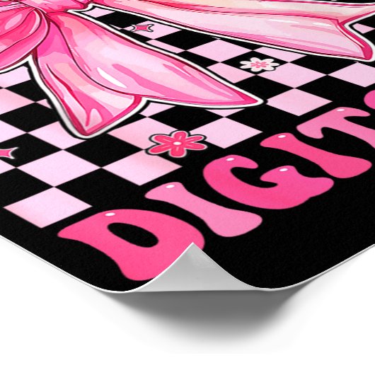 In My Double Digits Era Coquette Bow 10th Birthday Poster (Hoek)