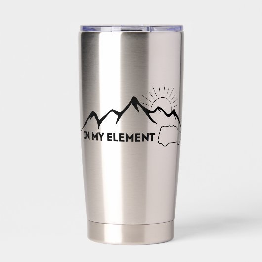 In My Element - Honda Element Tumbler Geïsoleerde Drinkbeker (Voorkant)