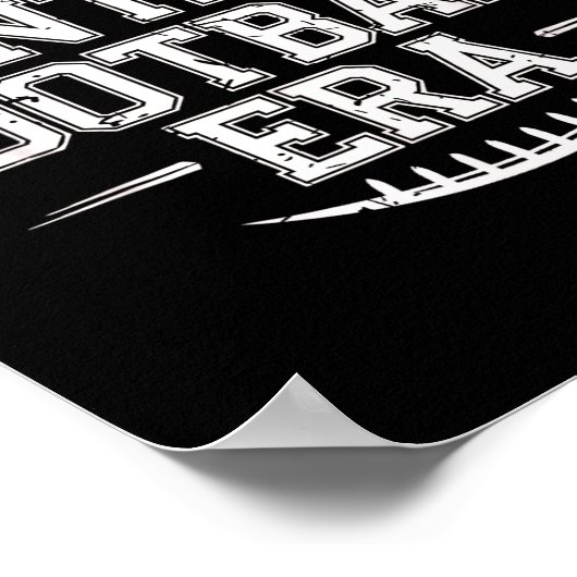 In My Fantasy Football Era Retro Groovy Who Love F Poster (Hoek)