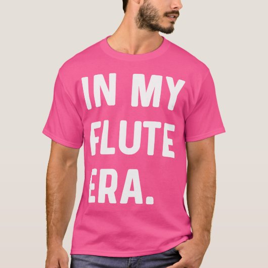 In My Flute Era - Marching Band Musicus T-shirt (Voorkant)