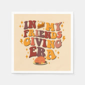 In My Friendsgiving Era Retro Servet (Voorkant)