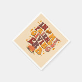 In My Friendsgiving Era Retro Servet (Hoek)