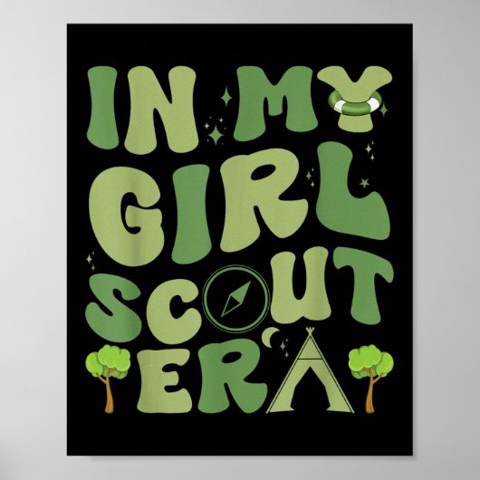 In My Girl Patricks Day Scout Era, Scout Camping F Poster (Voorkant)