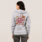 In My Glow Era Hoodie – Retro Butterfly & Flower (Achterkant volledig)