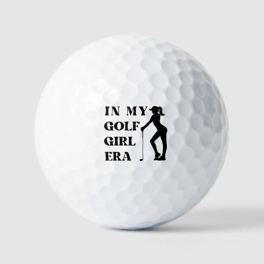 in my golf girl era stylish golfballen (Voorkant)