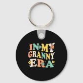 In My Granny Era Funny Sarcastic Groovy Retro Moth Sleutelhanger (Voorkant)