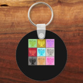 In My Hanukkah Era Ugly Jewish Xmas Funny Christma Sleutelhanger (Voorkant)