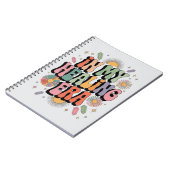 In My Healing Era – Groovy 70’s Retro Aesthetic Notitieboek (Linkerzijde)