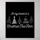 In My Heart Is A Christmas Tree Farm, Funny Christ Poster (Voorkant)