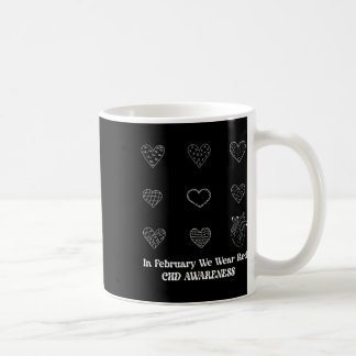In My Heart Warrior Era Bewustzijn voor hartziekte Koffiemok