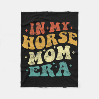 In My Horse Mom Era Funny Horse Mom moeder Fleece Deken