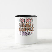 In My Iced Coffee Era Sweatshirt Funny Coffee Love Mok (Midden)