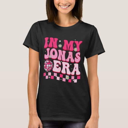 In My Jonas Era Funny Jonas Groovy 80's Men Women  T-shirt (Voorkant)