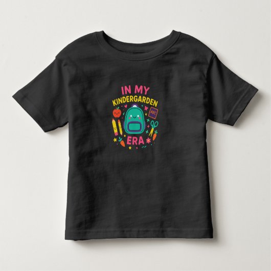 In My Kindergarten Era T-Shirt – Cute Back to (Voorkant)