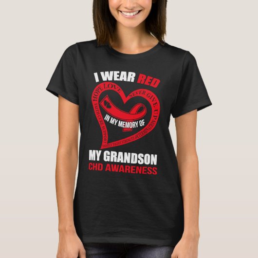 In my memory of my grandson CHD AWARENESS T-shirt (Voorkant)