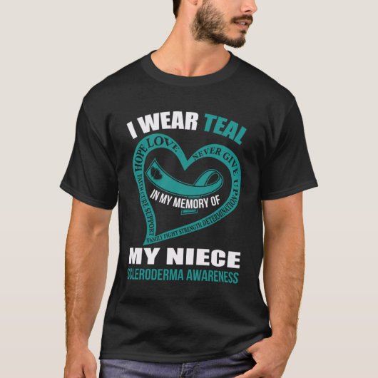 In my memory of my niece SCLERODERMA AWARENESS T-shirt (Voorkant)