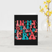 In My Merry And Pregnant Era Pregnancy Pregnant Ch Kaart (Gele Bloem)