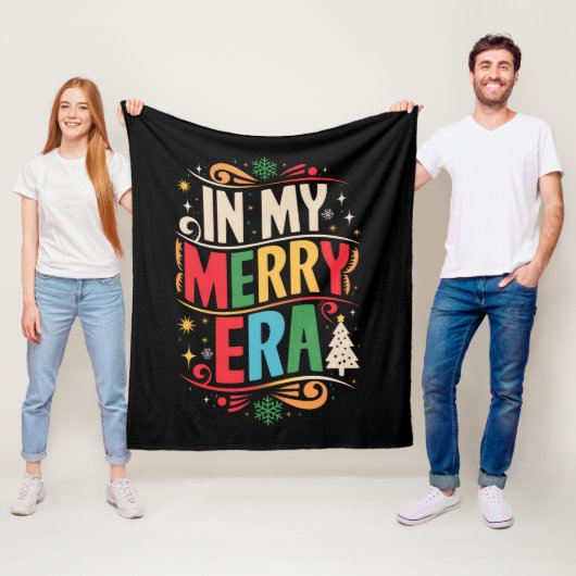 In My Merry Era Christmas Xmas Holiday FamilyIn My Fleece Deken (In situ)