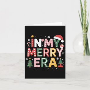 In My Merry Era Feestelijk Kerstseizoen Vrolijk Ho Kaart