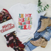In My Merry Teacher Era Kerst T-shirt
