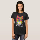 In My Mind Im Six Foot Five Chihuahua  Chiwawa Hum T-shirt (Voorkant volledig)