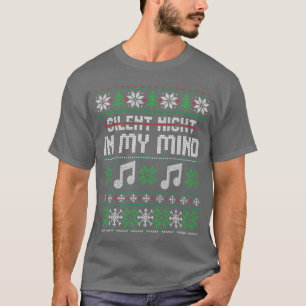 In My Mind Kerst jongen meisje retro T-shirt