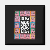 In My Moo Deng Era Moo Deng Hippo Lover Magneet (Voorkant)