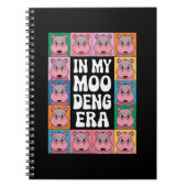 In My Moo Deng Era Moo Deng Hippo Lover Notitieboek (Voorkant)