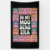 In My Moo Deng Era Moo Deng Hippo Lover Spandoek (Verticaal)