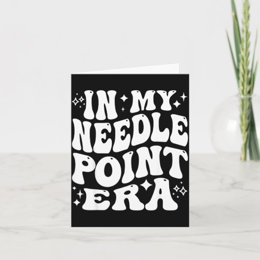 In My Needleint Era Ing Crafter Hobby  Kaart (Voorkant)