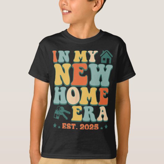 In My New Home Era, Funny New Homeowner Est. 2025  T-shirt (Voorkant)