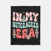 In My Nutcracker Era Groovy Nk Christmas Nutcracke Fleece Deken (Voorkant)