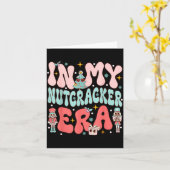 In My Nutcracker Era Groovy Nk Christmas Nutcracke Kaart (Gele Bloem)