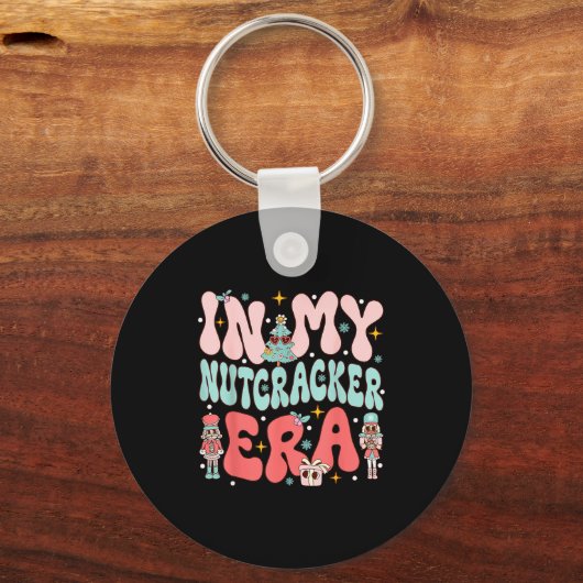 In My Nutcracker Era Groovy Nk Christmas Nutcracke Sleutelhanger (Voorkant)
