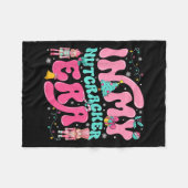 In My Nutcracker Era Nutcracker Squad Nk Christmas Fleece Deken (Voorkant (Horizontaal))