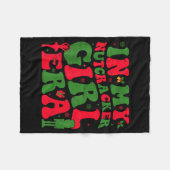 In My Nutcracker Girl Era Groovy Christmas Nutcrac Fleece Deken (Voorkant (Horizontaal))