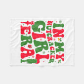 In My Nutcracker Girl Era Groovy Christmas Nutcrac Fleece Deken (Voorkant (Horizontaal))