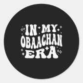 In My Obaachan Era, Japanese Grandma Japan Grandmo Ronde Sticker (Voorkant)
