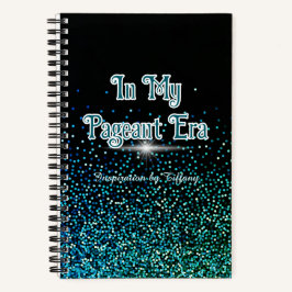 In My Pageant Era | Custom Journal Green Glitter Notitieboek