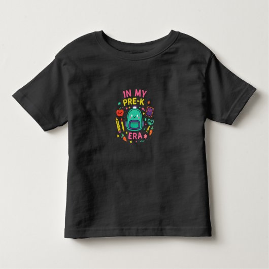 In My Pre-K Era – Cute Back to School Kinder Shirts (Voorkant)