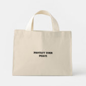 In My Quiet Era – Bewerkbare Quote Cat Tote Tas (Achterkant)