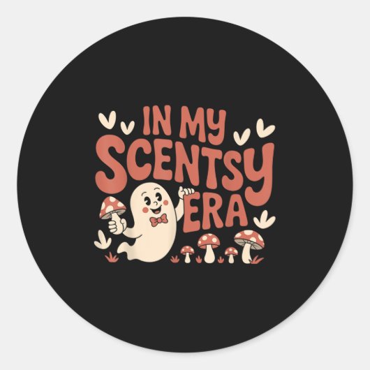 In My Scentsy Era Funny Scentsy Mom Moederdag Re Ronde Sticker (Voorkant)