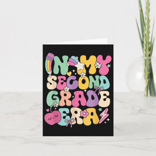 In My Second Grade Era Teachers Women Back To Scho Kaart (Voorkant)